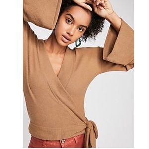 NWOT - Free People Wrap Me Up Pullover